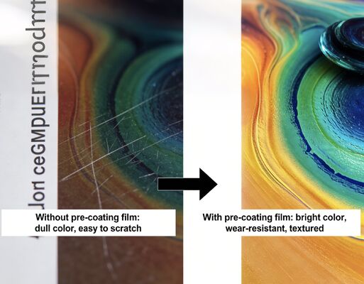 식품 등급 광활한 완성도 생물분해성 라미네이팅 필름 롤과 열 접착제 전문용