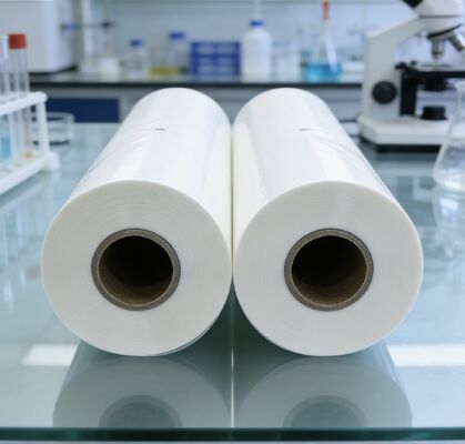 은색 금속색 금속화 PET 필름 고정도 및 강도 많은 화학 물질 및 용매에 저항