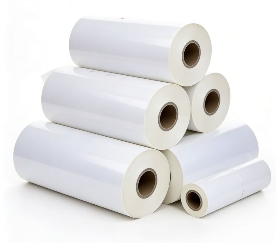 한국에서 100% EVA 접착제와 95-105 미크론 두께를 가진 가죽 텍스처 반짝이는 라미네이션 필름