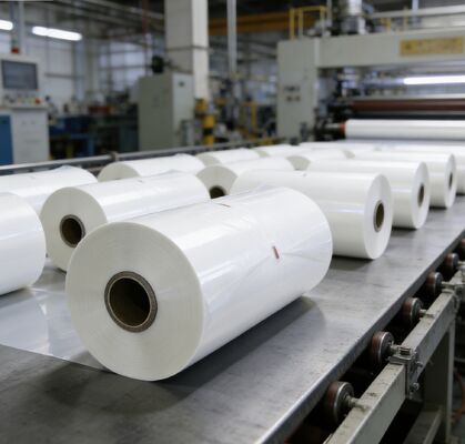 수분 방지 PET 열 라미네이션 필름, 열 활성 접착제 및 화창한 포장 마감