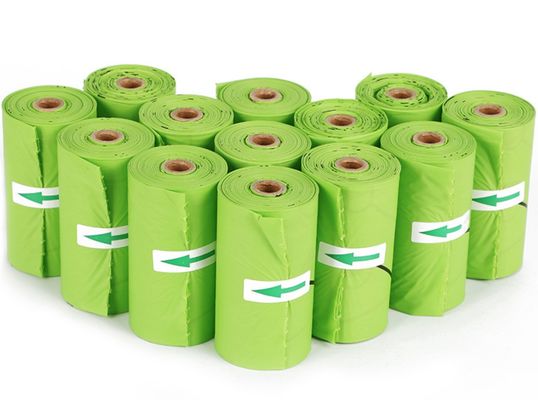미생물에 의해 분해된 15L 재활용할 수 있는 펫 폐기물 가방 ASTM Ｄ 6400